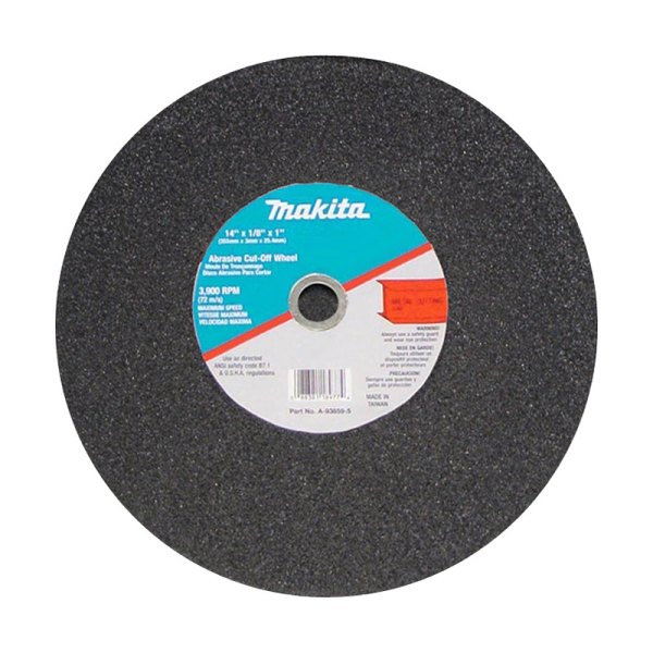Makita® - 14" x 1/8" x 1" Aluminum Oxide Type 41 Cut-Off Wheel (5 Pieces)