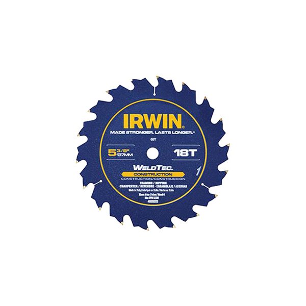 IRWIN® - WeldTec™ 5-1/2" 18T Carbide ATB Circular Saw Blade
