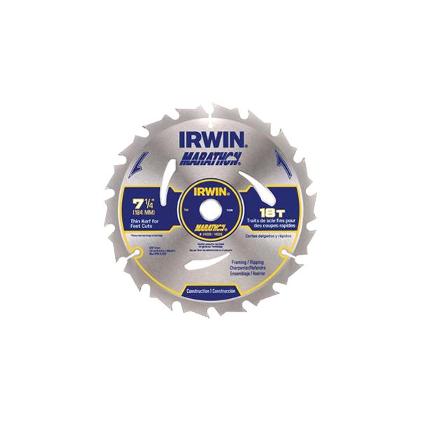 IRWIN® - Marathon™ 7-1/4" 40T Carbide ATB Circular Saw Blade