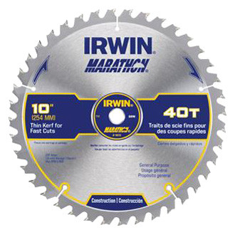 IRWIN® - Marathon™ 10" 40T ATB Circular Saw Blade