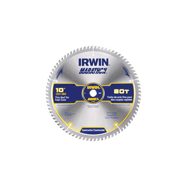 IRWIN® - Marathon™ 10" 80T ATB Circular Saw Blade
