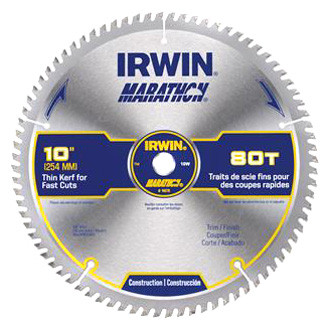 IRWIN® - Marathon™ 10" 80T ATB Circular Saw Blade