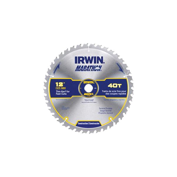 IRWIN® - Marathon™ 12" 40T ATB Circular Saw Blade