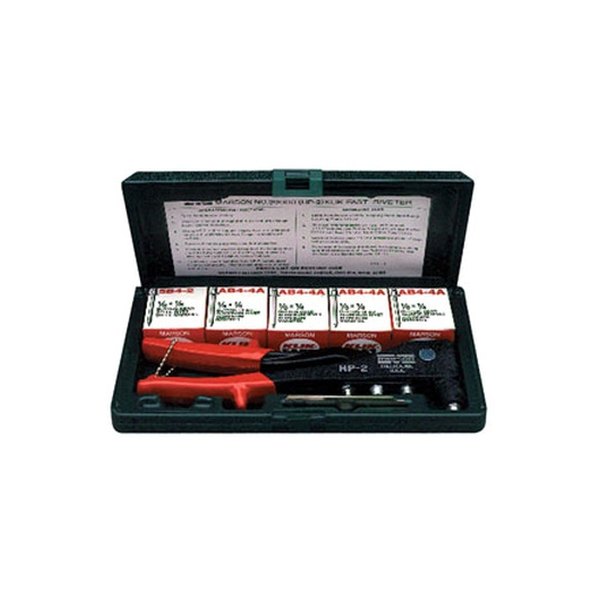 Marson® - 200 Kit™ HP-2™ 3/32" to 3/16" Plier Type Blind Rivet Tool Kit