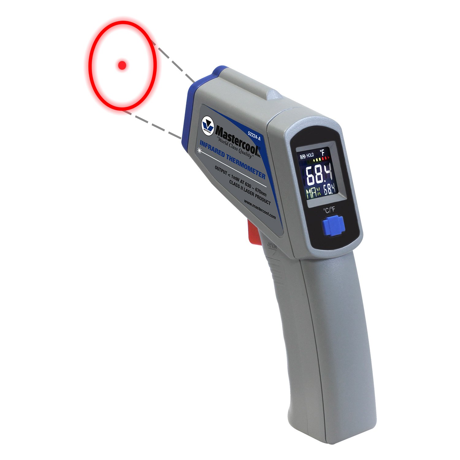Infrared Thermometer Temperature Gun -58f ~932f, Digital Laser