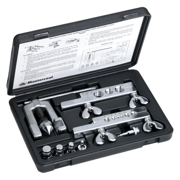 Mastercool® - 1/8" to 3/4" 45° Manual Flaring Tool and Swaging Tool Kit