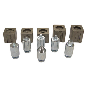 Mastercool® - 3/16" to 1/2" 37° Single and Double Flaring Adapter and Die Kit