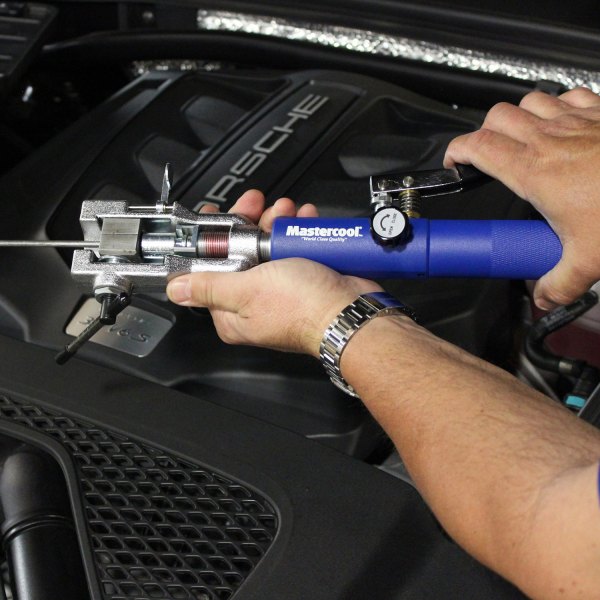 Mastercool 72475 PRC 1 4 to 3 8 4.75 to 10 mm Double and Bubble Universal Hydraulic Flaring Tool Kit TOOLSiD