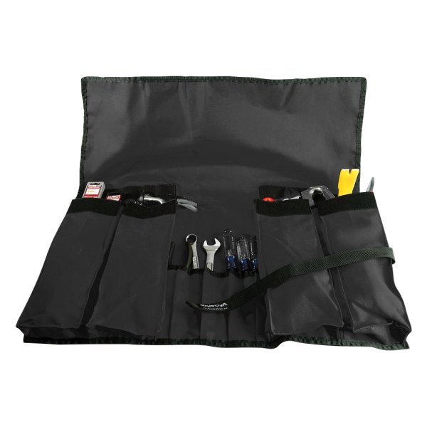 MasterCraft Safety® - 4-Pocket Black Roll-Up Tool Pouch