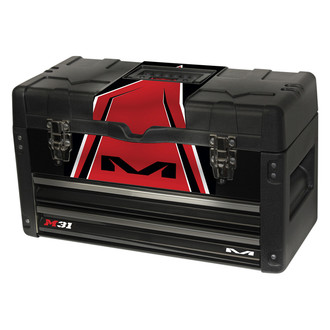 Matrix Concepts® - M31™ Worx Portable Plastic Black/Red Portable Tool Box (19" W x 9" D x 11.5" H)