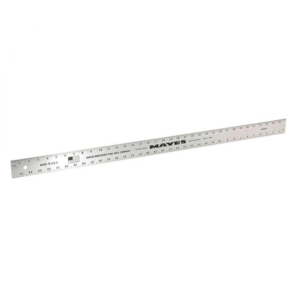 Mayes® - 36" SAE Straight Edge Aluminum Ruler