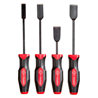 Mayhew Tools® - ProGrip™ 4-piece 1/2" to 1" Straight Blade Steel Gasket Scraper Set