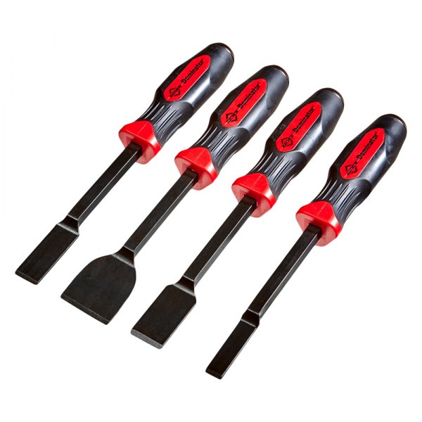 Mayhew Tools® - Dominator™ 4-piece 1/2" to 1-1/2" Straight Blade Steel Gasket Scraper Set