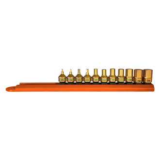 Mayhew Tools® - 1/4" Drive Metric Hex Bit Socket Set 11 Pieces