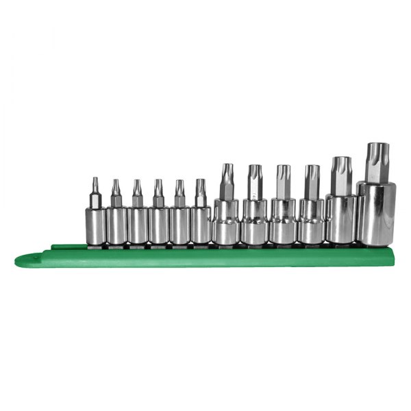 Mayhew Tools® - Mixed Drive Size Torx Bit Socket Set 12 Pieces