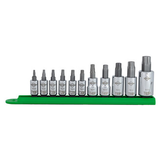 Mayhew Tools® - Mixed Drive Size Torx Plus Bit Socket Set 11 Pieces