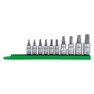 Mayhew Tools® - Mixed Drive Size Torx Plus Bit Socket Set 10 Pieces