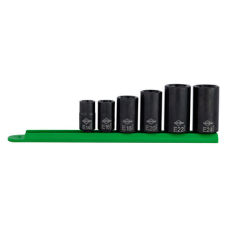 Mayhew Tools® - Mixed Drive Size External Torx Socket Set 6 Pieces