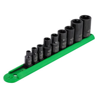 Mayhew Tools® - Mixed Drive Size Drive Torx Socket Set, 9 Pieces