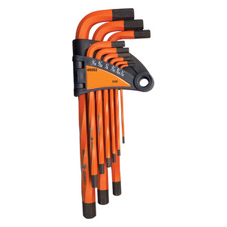 Mayhew Tools® - Mayhew Select™ 9-Piece 1/16" to 3/8" SAE Twisted Handle Hex Key Set