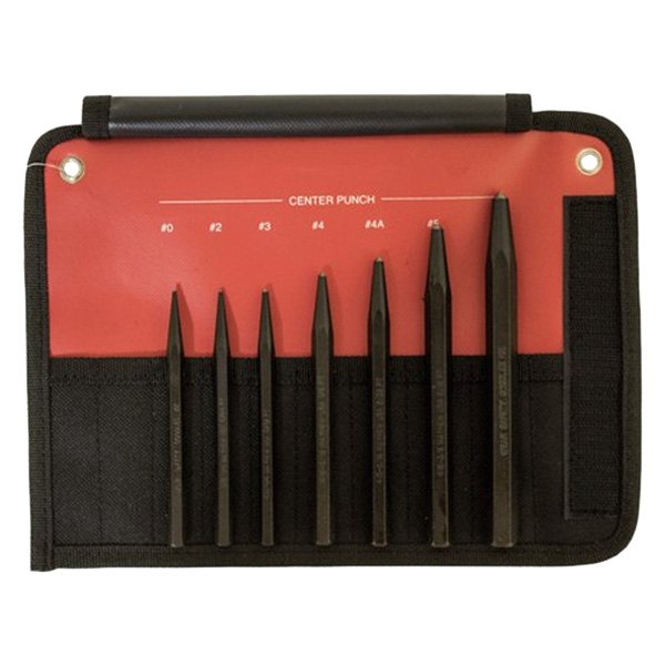 Mayhew Tools® - 7-piece 3/32" to 1/4" Center Punch Set