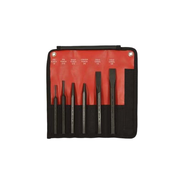 Mayhew Tools® - 6-piece Punch and Chisel Mixed Set