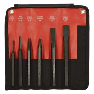 Mayhew Tools® - 6-piece Punch and Chisel Mixed Set