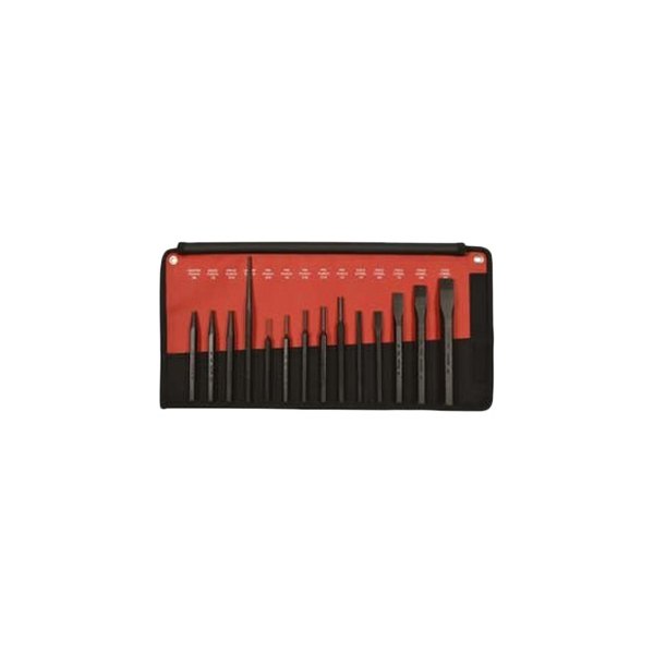 Mayhew Tools® - 14-piece Punch and Chisel Mixed Set