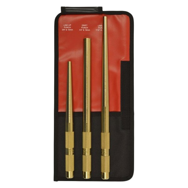 Mayhew Tools® - 3-piece Brass Punch Mixed Set