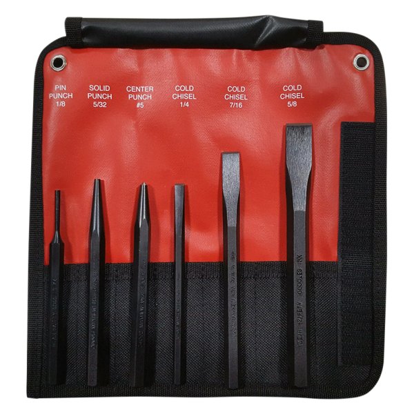 Mayhew Tools® - 6-piece Punch and Chisel Mixed Set