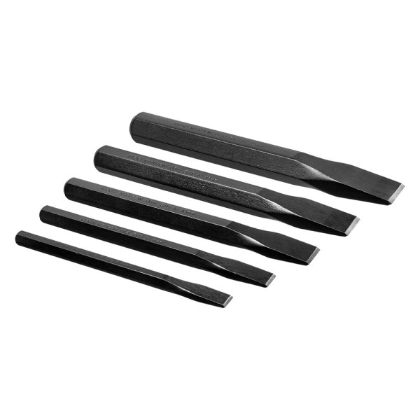 Mayhew Tools® - 5-piece 3/8" to 7/8" Flat Cold Chisel Set