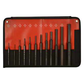 Mayhew Tools® - 12-piece 1/16" to 5/16" Pin Punch Set