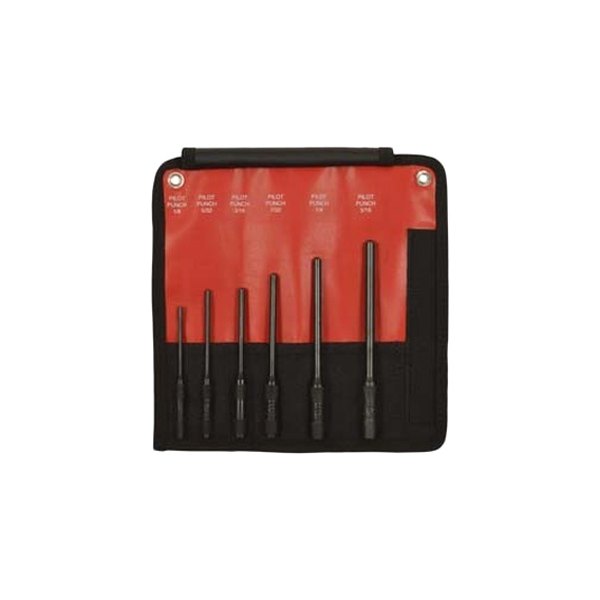 Mayhew Tools® - 6-piece 1/8" to 5/16" Roll Pin Punch Set