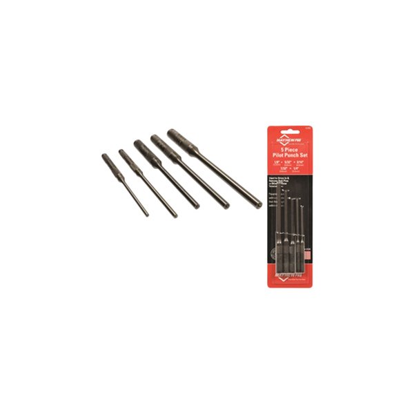 Mayhew Tools® - 5-piece 1/4" to 7/32" Roll Pin Punch Set
