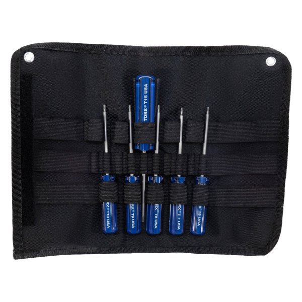 Mayhew Tools® - 6-piece T6 to T15 Dipped Handle Torx Screwdriver Set