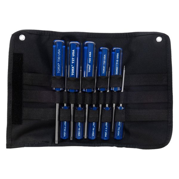 Mayhew Tools® - 10-piece T6 to T30 Dipped Handle Torx Screwdriver Set