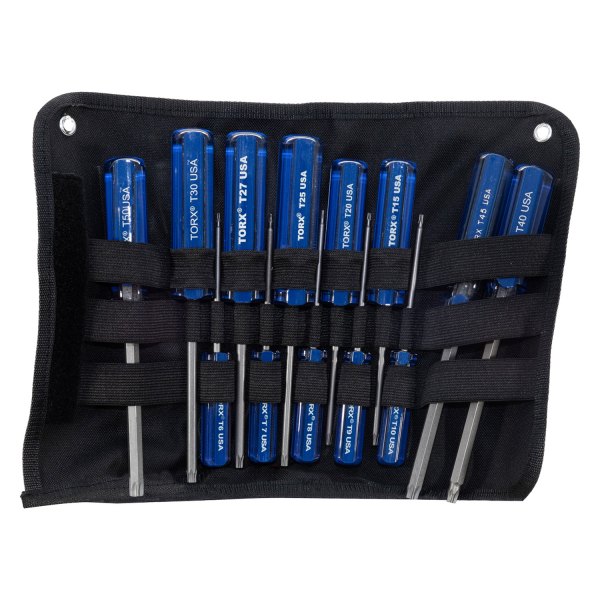 Mayhew Tools® - 13-piece T6 to T50 Dipped Handle Torx Screwdriver Set