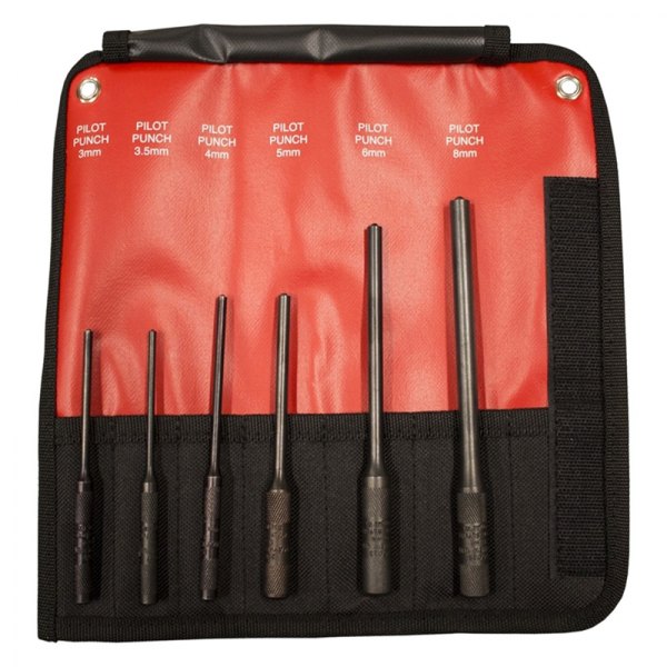 Mayhew Tools® - 6-piece 3 to 8 mm Roll Pin Punch Set