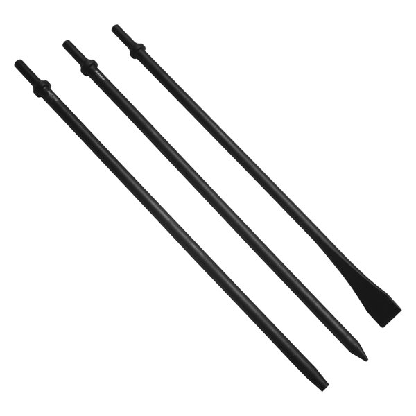 Mayhew Tools® - 3-Piece Pneumatic Long Punch & Scraper Set with 3/8" and 1/2" Pneumatic Bolt Breaker