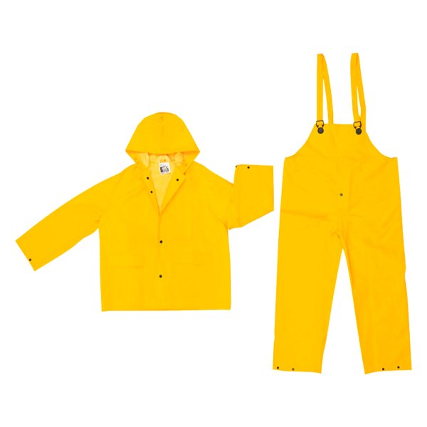 MCR Safety® 2003M - Classic™ Medium Yellow Rain Suit - TOOLSiD.com