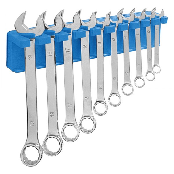 Mechanics Time Savers® - 680 Series 10-Slot Neon Blue Magnetic Wrench Holder