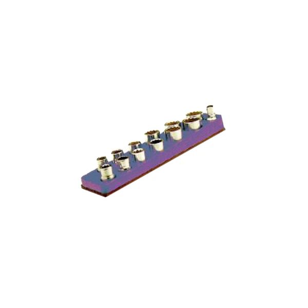 Mechanics Time Savers® - 710 Series 3/8" Drive 13-Slot Purple Magnetic Socket Holder