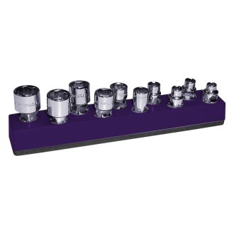 Mechanics Time Savers 689 680 Series 10-Slot Purple Magnetic Wrench Holder