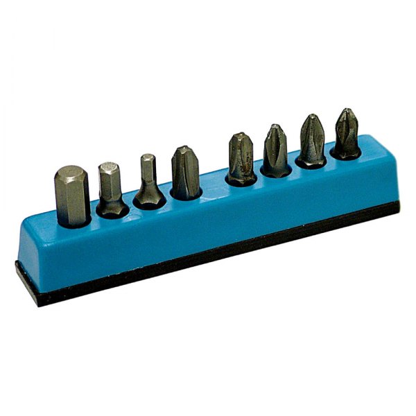 Mechanics Time Savers® - 80 Series 1/4" Drive 8-Slot Neon Blue Magnetic Hex Bit Holder