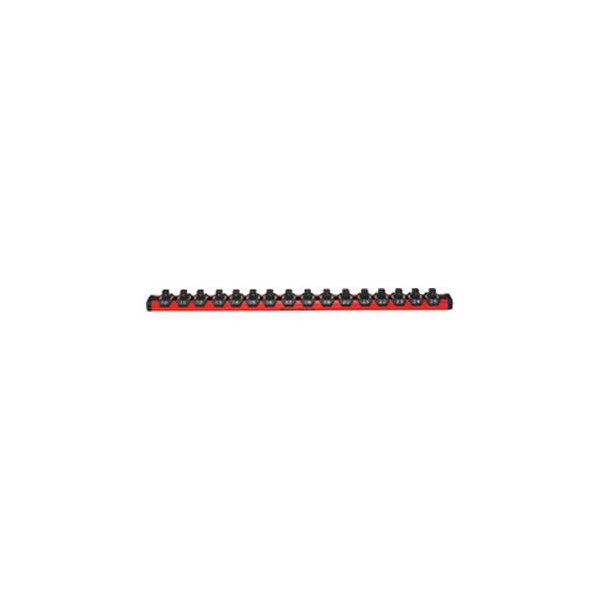 Mechanics Time Savers® - Lock-a-Socket™ 1/2" Drive Metric 16-Slot Red Socket Rail