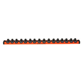 Mechanics Time Savers® - Lock-a-Socket™ 1/2" Drive SAE 16-Slot Orange Socket Rail
