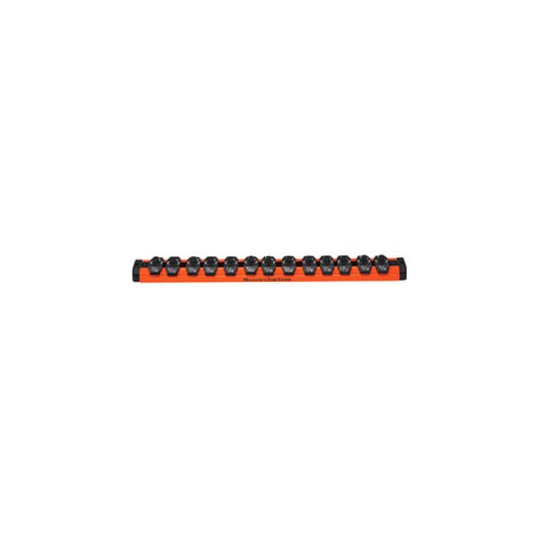 Mechanics Time Savers® - Lock-a-Socket™ 1/4" Drive SAE 13-Slot Orange Socket Rail