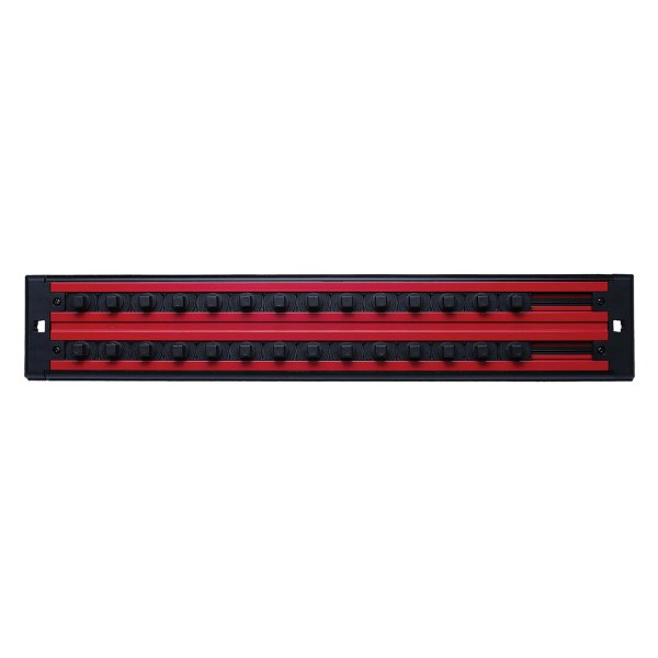 Mechanics Time Savers® - Lock-a-Socket™ 3/8" Drive 28-Slot Red 2-Row Socket Tray