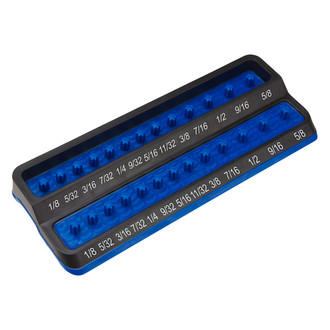 Mechanics Time Savers® - 1/4" Drive 26-Slot SAE Friction Peg Socket Holder