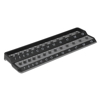 Mechanics Time Savers® PSH38M-GRY - 3/8" Drive Metric 26-Slot Gray Friction Peg Socket Holder
